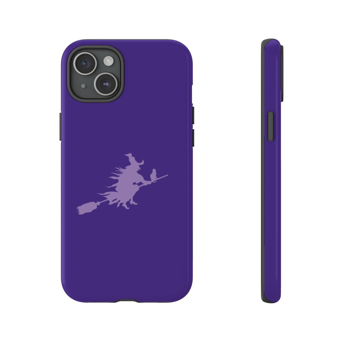 Witch And Cat - Halloween Phone Case