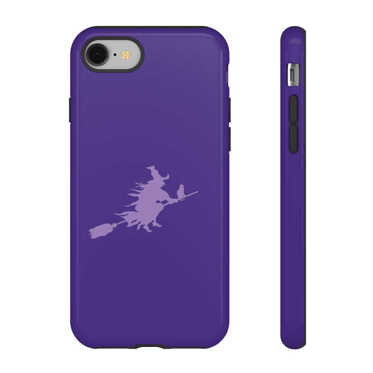 Witch And Cat - Halloween Phone Case