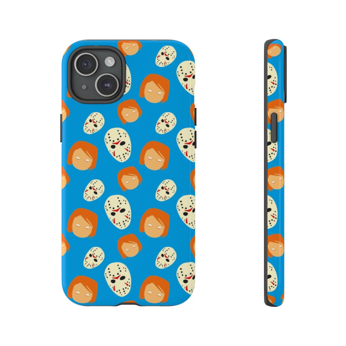 Chucky And Jason Pattern - Halloween Phone Case