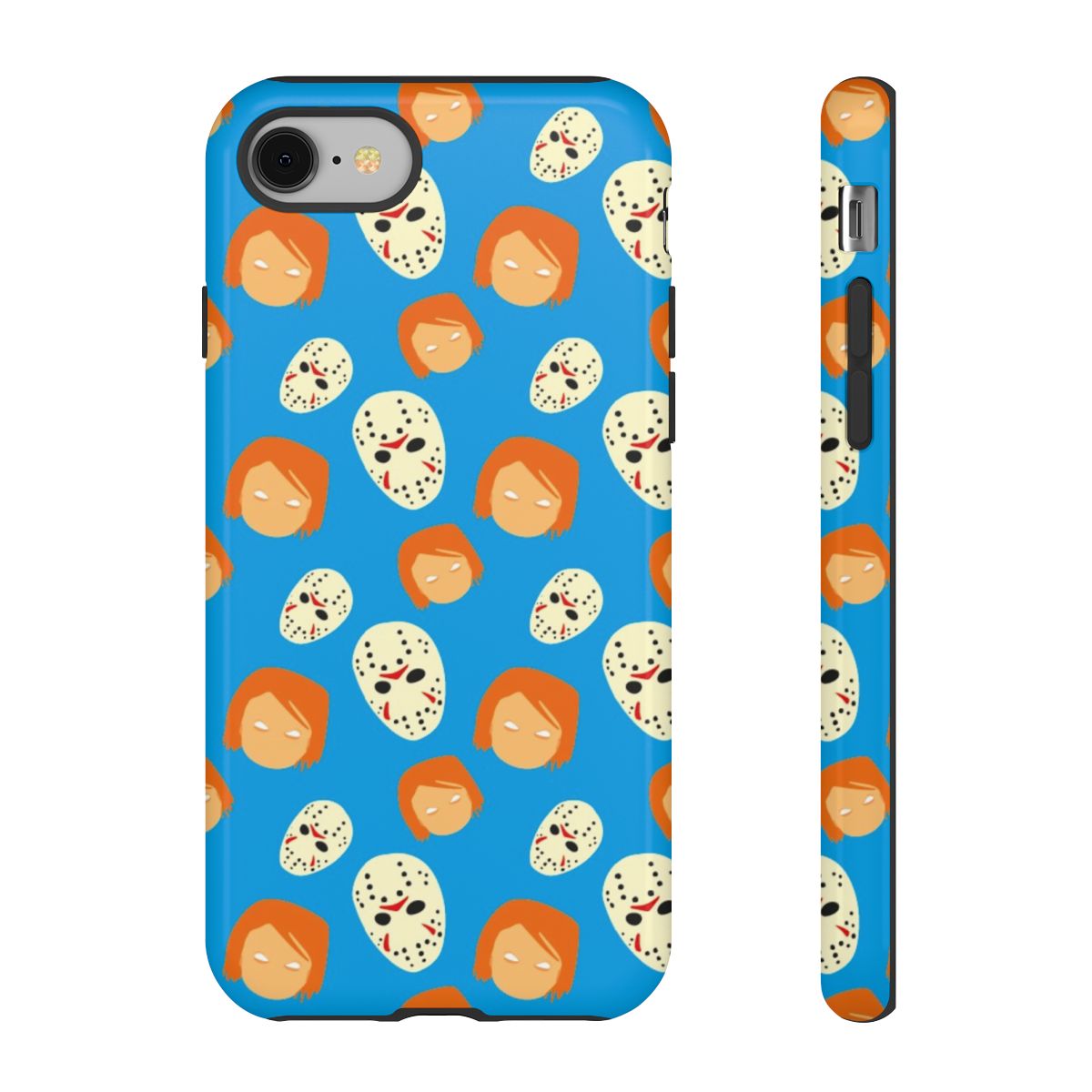 Chucky And Jason Pattern - Halloween Phone Case