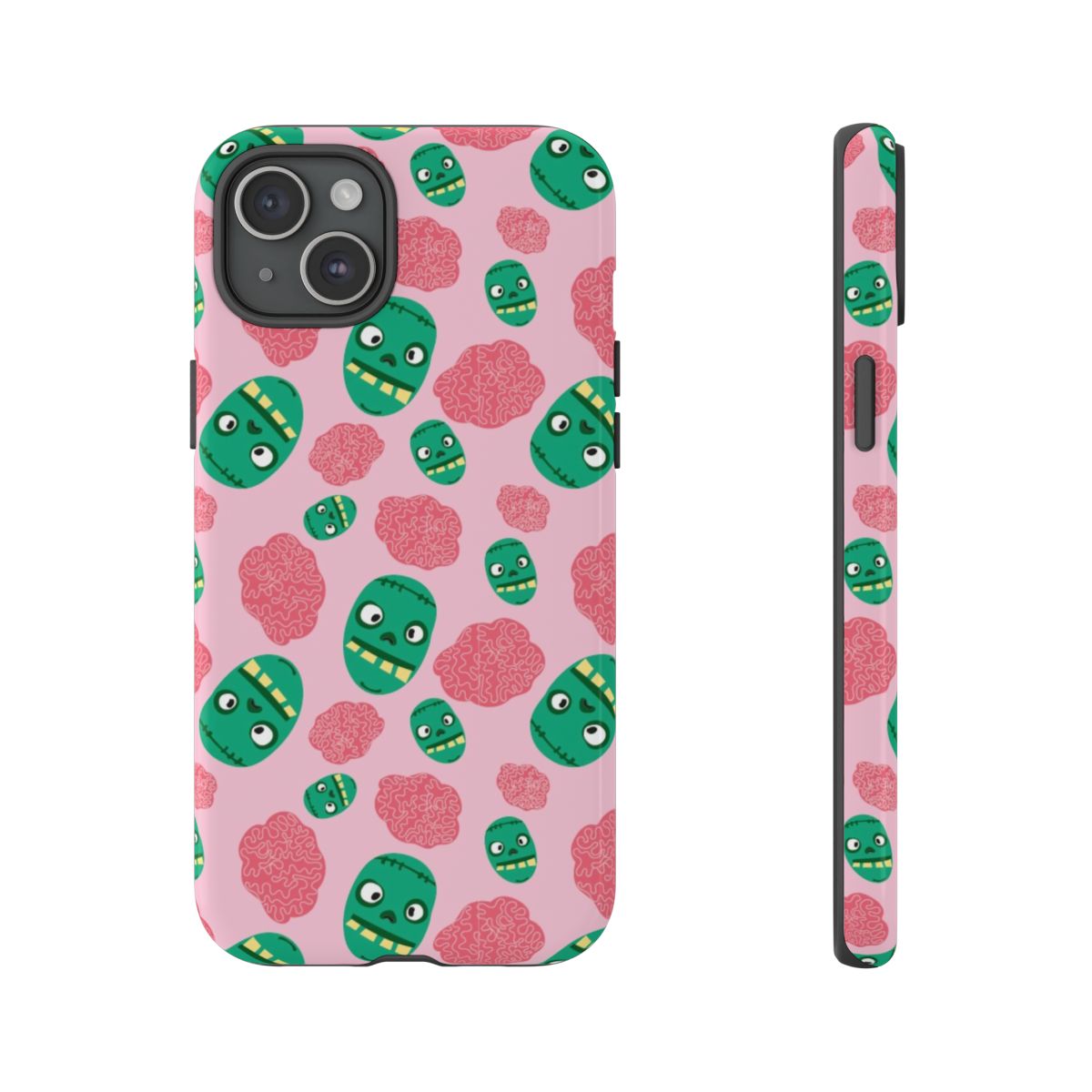 Frankenstein And Brains - Halloween Phone Case