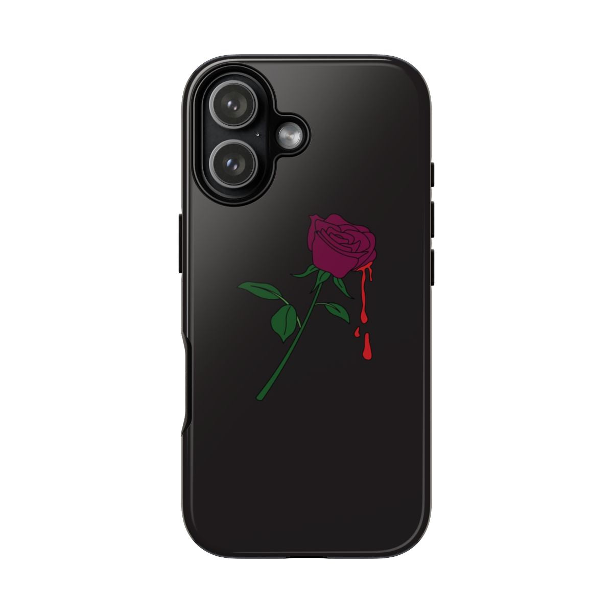 Dark Pink Rose Phone Case