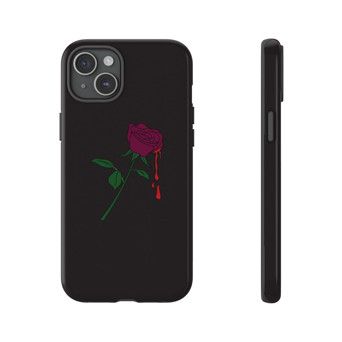 Dark Pink Rose Phone Case