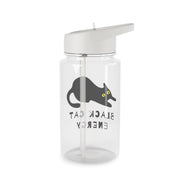 Black Cat Energy Clear Water Bottle 2