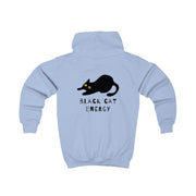Black Cat Energy Kids Hoodie 6