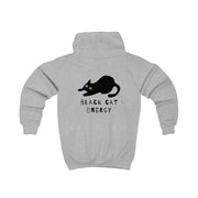 Black Cat Energy Kids Hoodie 4