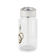 Glasses & Scar Clear Water Bottle 4