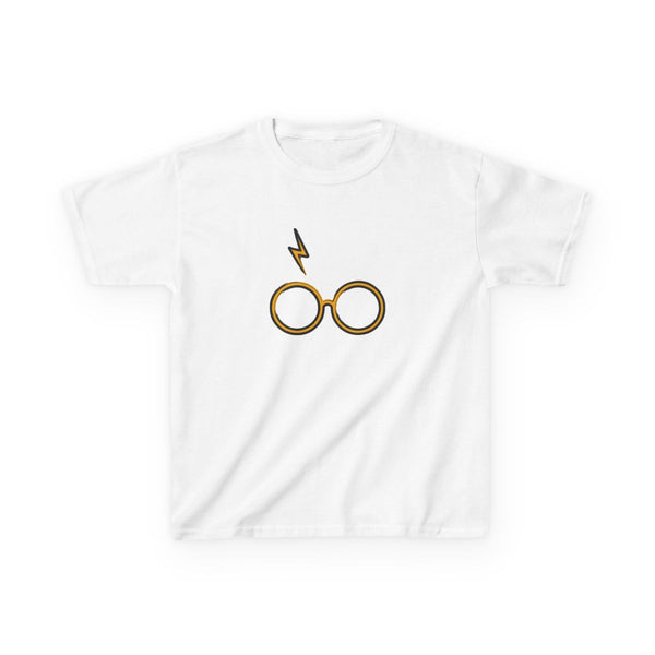 Glasses & Scar Kids T-Shirt White Front