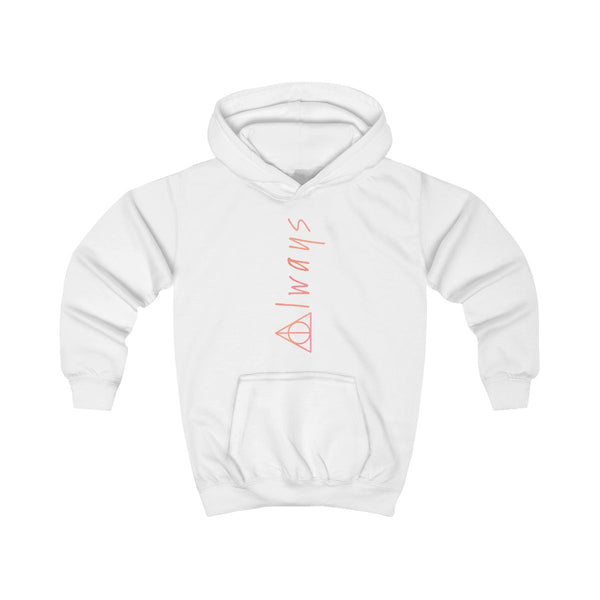 Deathly Always Kids Hoodie White Front