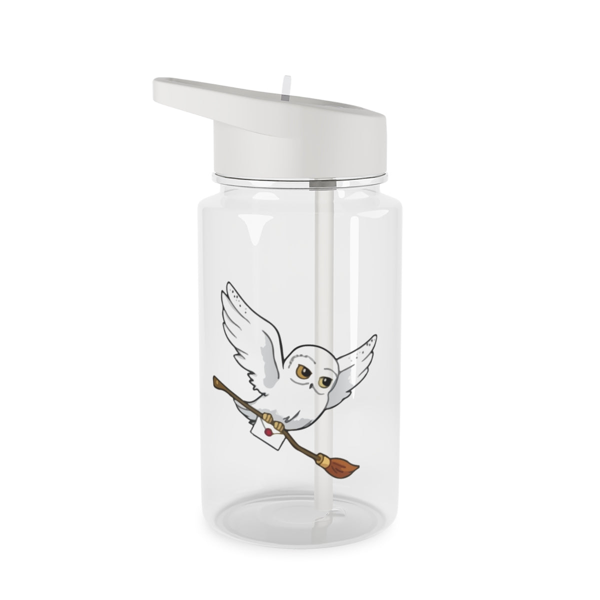 Messenger Owl Hedwig Clear Water Bottle