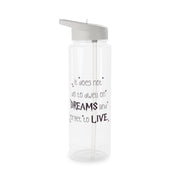 It Does Not To Dwell Clear Water Bottle 6