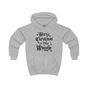 Merry Christmas You Filthy Muggle Kids Hoodie 3