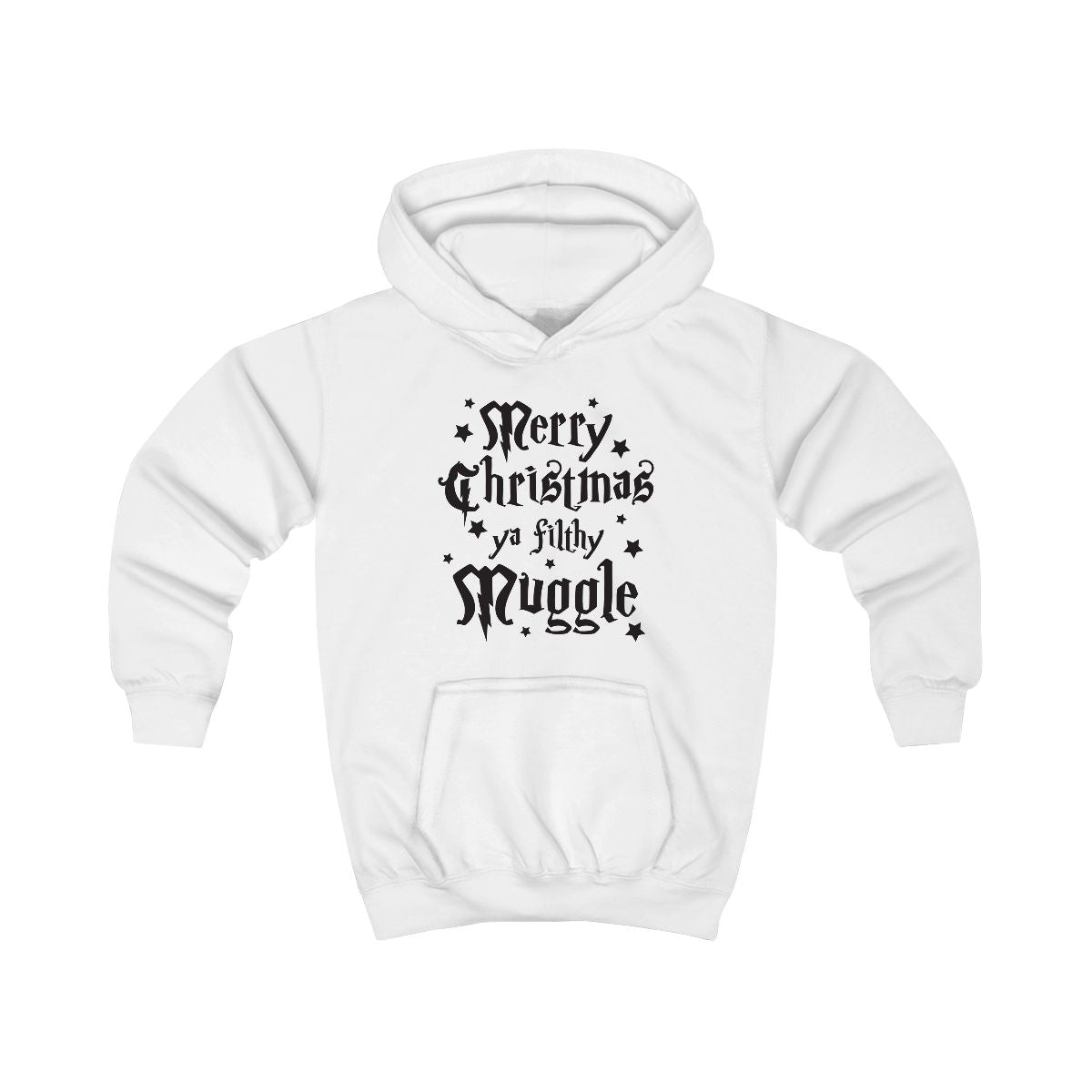 Merry Christmas You Filthy Muggle Kids Hoodie