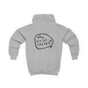 Why Are We Like This - Heart TV Kids Hoodie 5