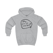 Why Are We Like This - Heart TV Kids Hoodie 4