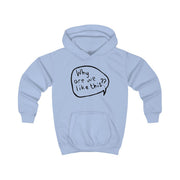 Why Are We Like This - Heart TV Kids Hoodie 6