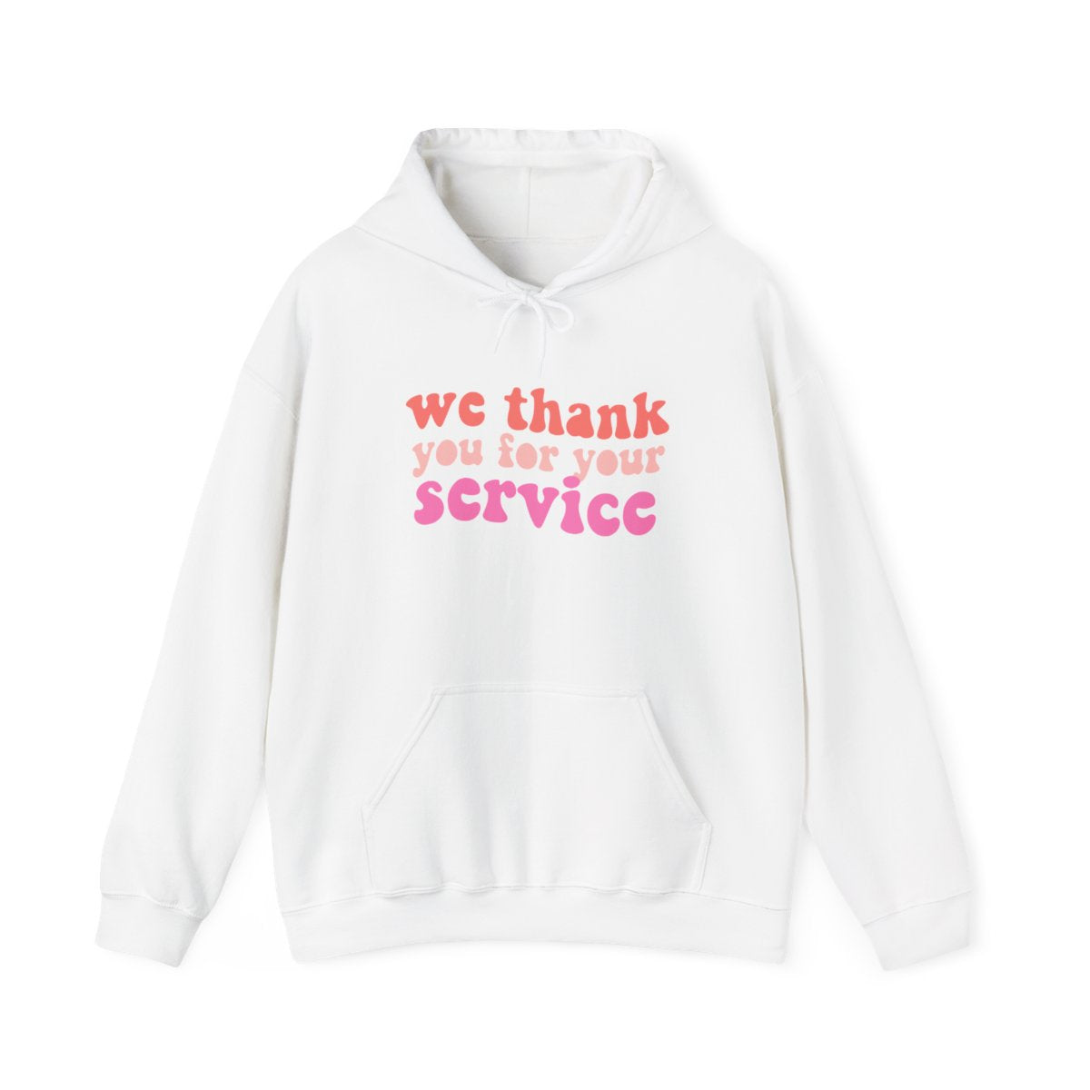 We Thank You For Your Service - Heart TV Hoodie