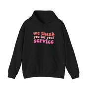 We Thank You For Your Service - Heart TV Hoodie 5