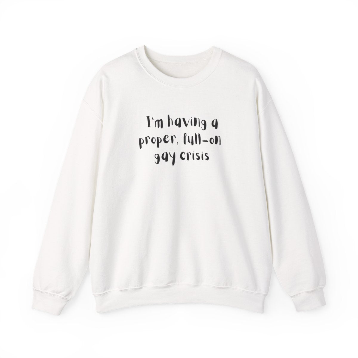 Gay Crisis - Heart TV Sweatshirt