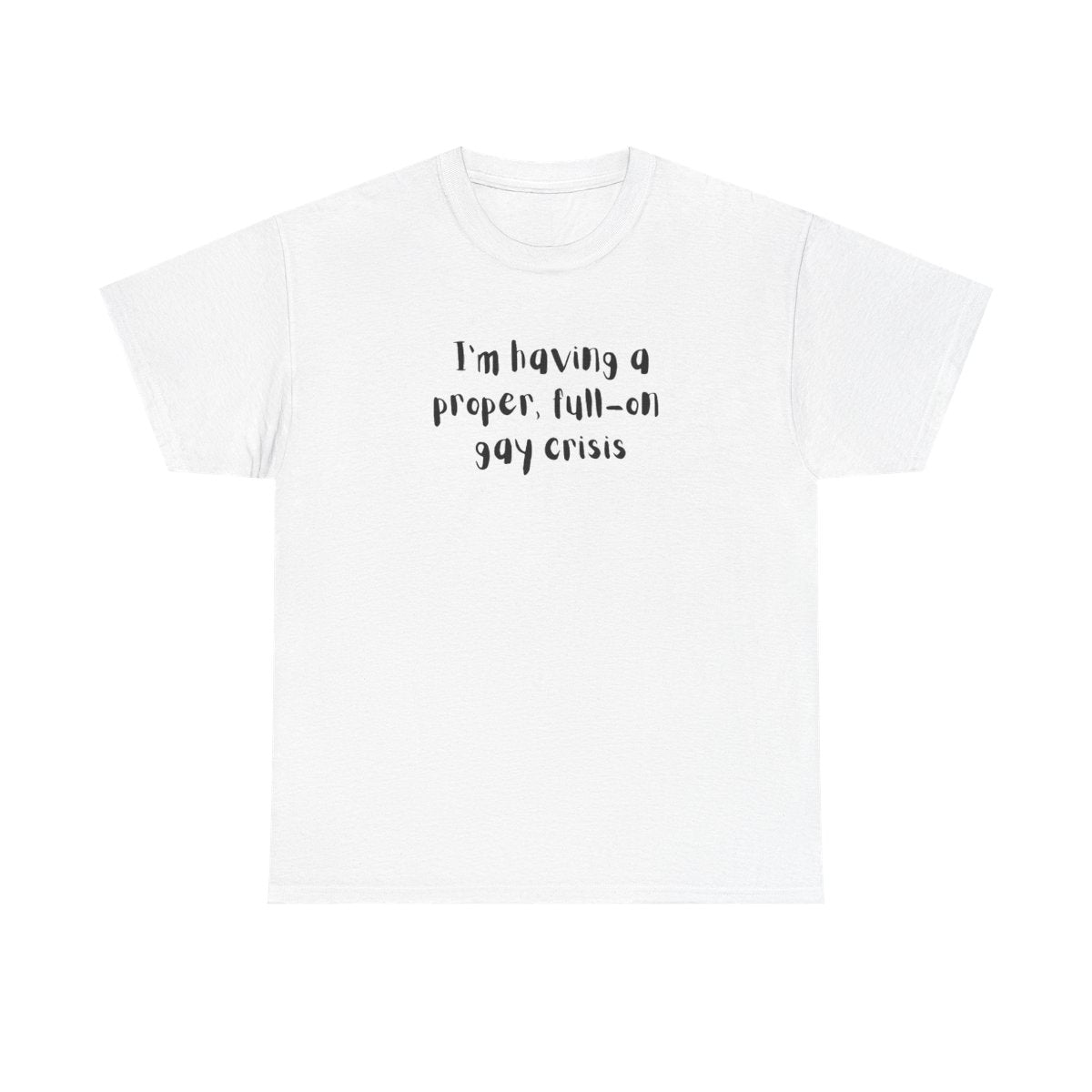 Gay Crisis - Heart TV T-Shirt