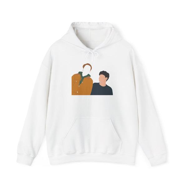 Nick And Charlie - Heart TV Hoodie White Front