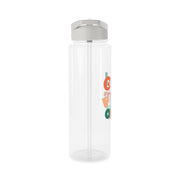 Colourful Good Vibes Only Clear Water Bottle 8
