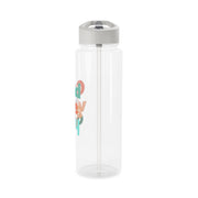 Colourful Good Vibes Only Clear Water Bottle 9