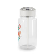 Colourful Good Vibes Only Clear Water Bottle 4
