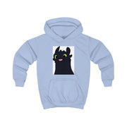 Black Fury Dragon Kids Hoodie 5