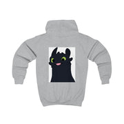 Black Fury Dragon Kids Hoodie 4
