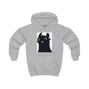 Black Fury Dragon Kids Hoodie 3