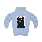 Black Fury Dragon Kids Hoodie 6