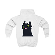 Black Fury Dragon Kids Hoodie 2