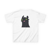 Black Fury Dragon Kids T-Shirt 2