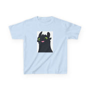 Black Fury Dragon Kids T-Shirt 5