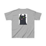 Black Fury Dragon Kids T-Shirt 4