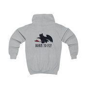 Dragon Born To Fly Kids Hoodie 4