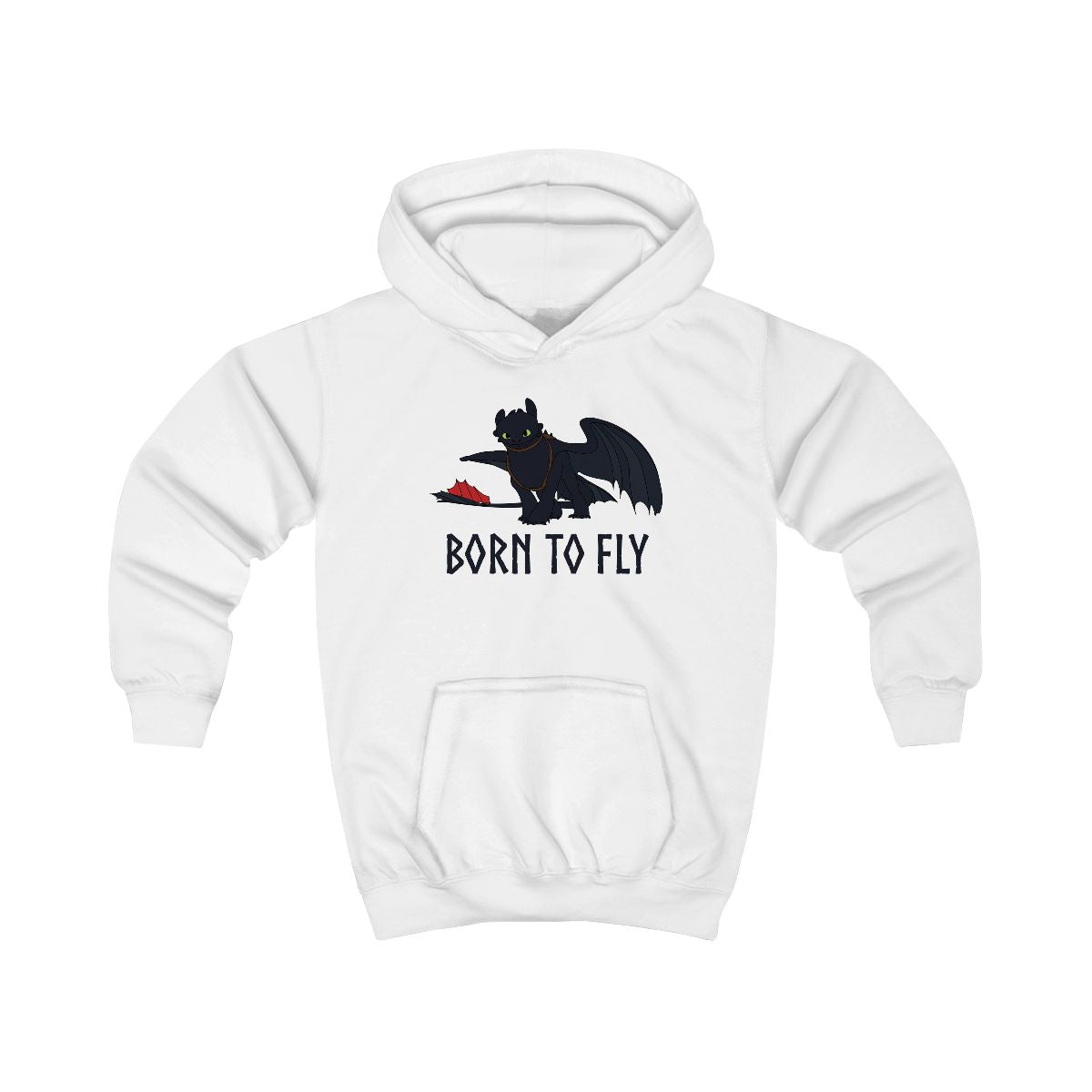 Dragon Born To Fly Kids Hoodie