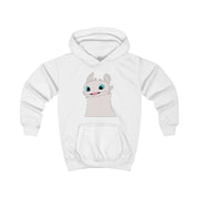 White Fury Dragon Kids Hoodie 1