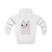 White Fury Dragon Kids Hoodie 2