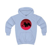 Red Sunset Dragon Kids Hoodie 5