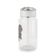 Brown - Dachshunds Clear Water Bottle 4