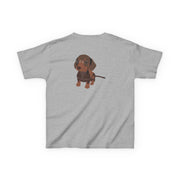 Brown - Dachshunds Kids T-Shirt 4