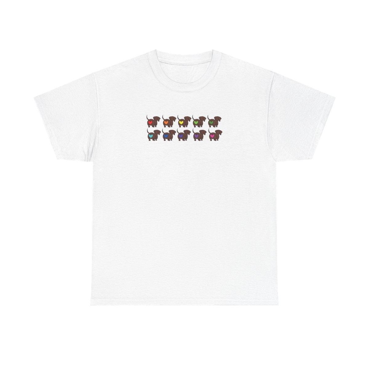 Love hearts - Dachshunds T-Shirt