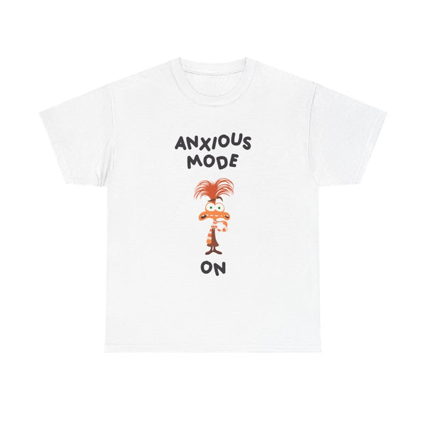 Anxious Mode On - Inside Out T-Shirt White Front