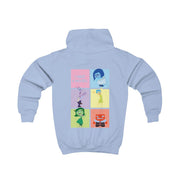 I Have Moods - Inside Out Kids Hoodie 8