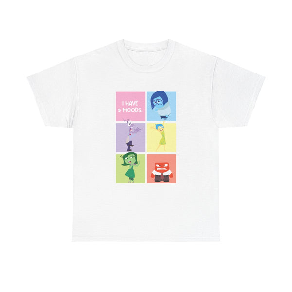 I Have Moods - Inside Out T-Shirt White Front