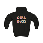 Girl Boss - Aesthetic Quote Kids Hoodie 6