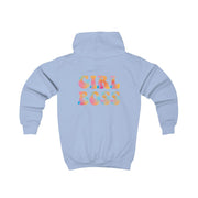 Girl Boss - Aesthetic Quote Kids Hoodie 8