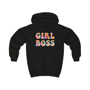 Girl Boss - Aesthetic Quote Kids Hoodie 5